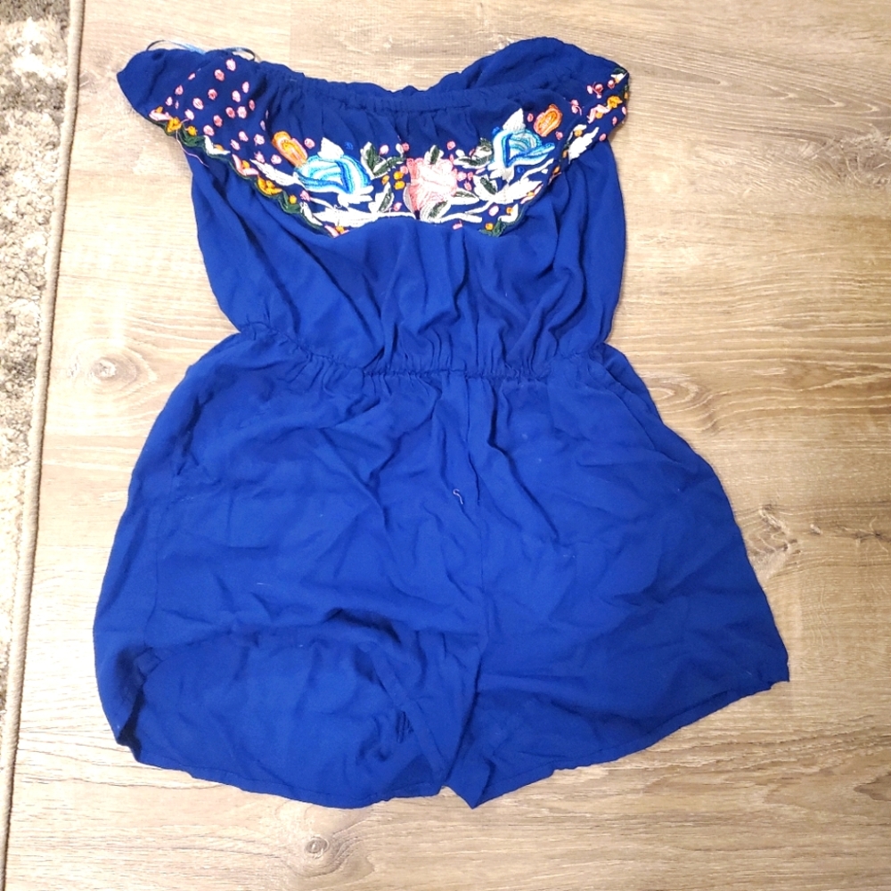 Blue romper